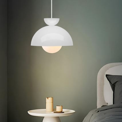 Viseći luster SALVA 1xE27/15W/230V bijeli