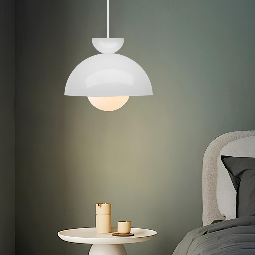 Viseći luster SALVA 1xE27/15W/230V bijeli