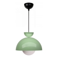 Viseći luster SALVA 1xE27/15W/230V zelena