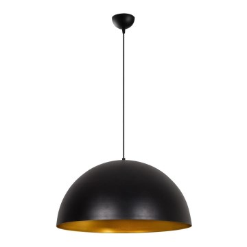 Viseći luster SIVANI na kabelu, 1xE27/40W/230V, Ø 60 cm, crna/bakrena