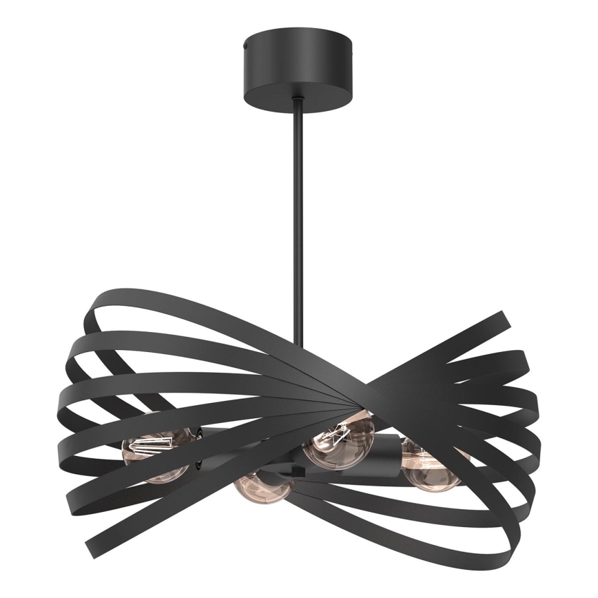 Viseći luster SPARKLE 4xE27/15W/230V crna