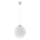 Viseći luster UGO na kabelu 1xE27/15W/230V Ø 40 cm bijela/sjajni krom