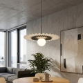 Viseći luster UMBRA na sajli 1xG9/8W/230V crni/bijeli