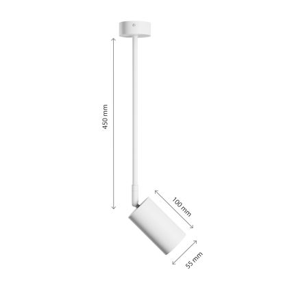 Viseći luster VARIOSA 1xGU10/10W/230V bijela