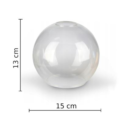 Viseći luster VASCO 6xE27/60W/230V crna/prozirna