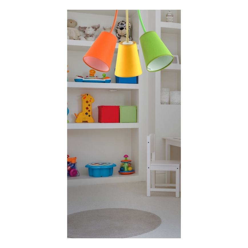 Viseći luster WIRE COLOUR 3xE27/60W/230V