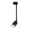 Viseći luster za 3-fazni tračni sustav TOP 1xGU10/8W/230V crna