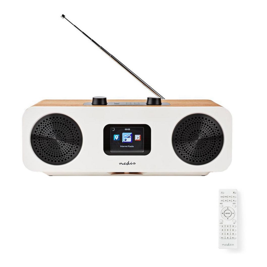 Višenamjenski internetski radio 34W/230V DAB+ FM Wi-Fi Bluetooth USB + daljinski upravljač