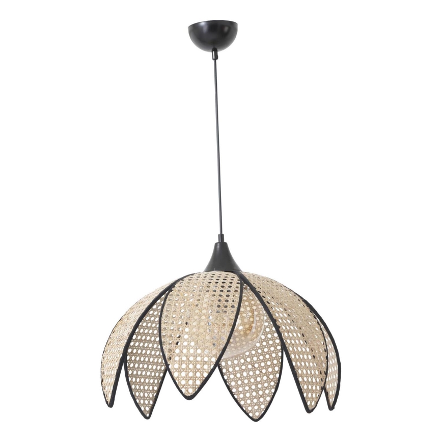 Visilica FUME 1xE27/40W/230V promjer 40 cm crna/bež