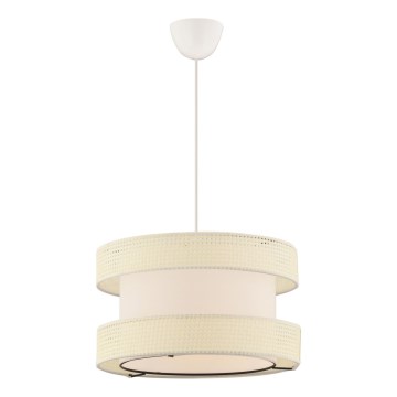 Visilica HALO 1xE27/60W/230V krem