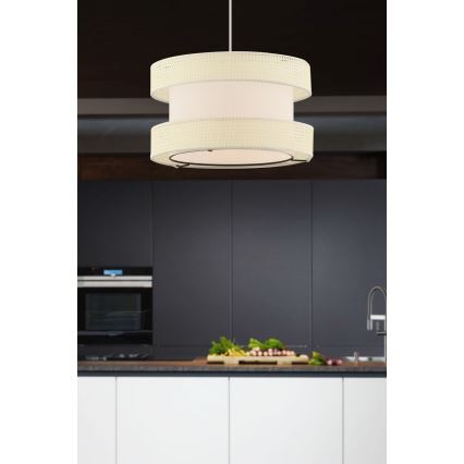 Visilica HALO 1xE27/60W/230V krem