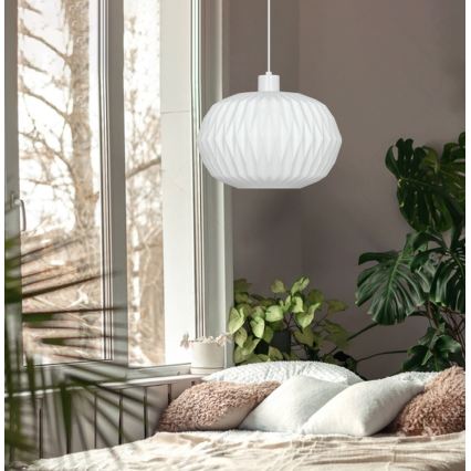 Visilica na kabelu CARSON 1xE27/40W/230V bijela