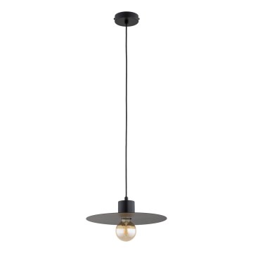 Visilica na kabelu EMELI 1xE27/15W/230V crna