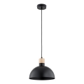 Visilica na kabelu NEOMI 1xE27/15W/230V crna