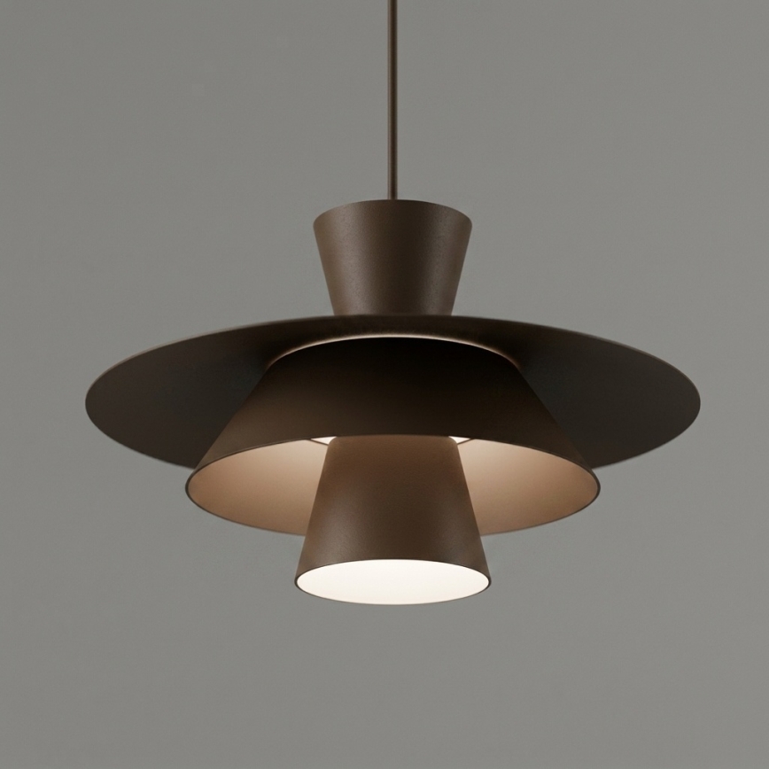 Visilica na kabelu PLATO 1xE27/15W/230V smeđa
