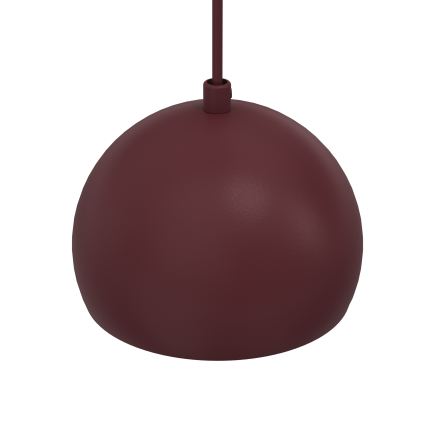 Visilica na lanku SOOL 1xE27/15W/230V Ø 15 cm burgundska