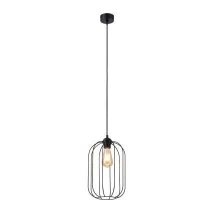 Visilica na sajli DESTELLO 1xE27/15W/230V Ø 21 cm crna