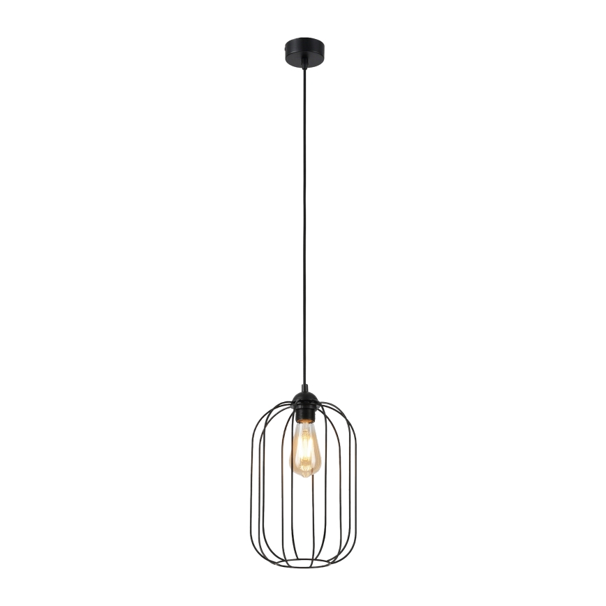 Visilica na sajli DESTELLO 1xE27/15W/230V Ø 21 cm crna