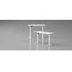 Visinski podesiv pisaći stol LEVANO 140x60 cm bijela