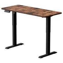 Visinski podesiv pisaći stol LEVANO 140x60 cm drvo/crna