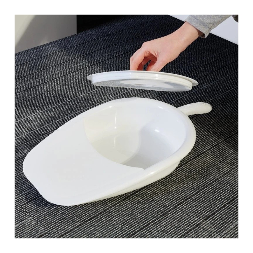 Vitility - Noćna stolica za krevet s poklopcem, bijela