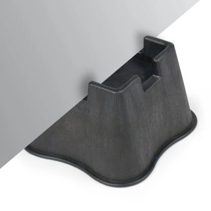 Vitility - set od 4 nastavka za podizanje kreveta, visine 7 cm, crne boje