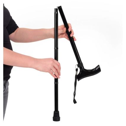 Vitility - sklopivi štap, crne boje