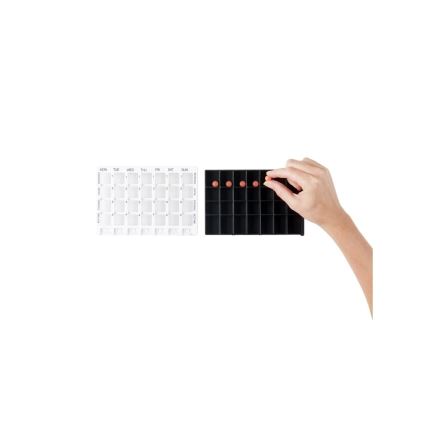 Vitility - tjedni dozator lijekova bijela/crna