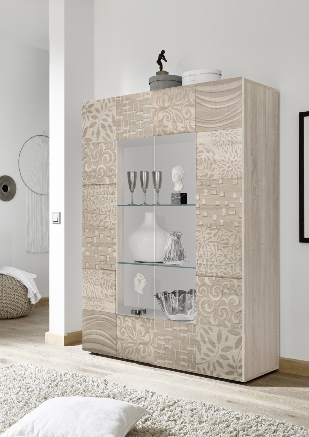 Vitrina ARIA hrast sonoma