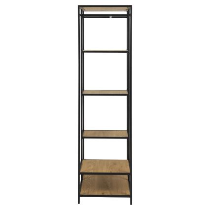 Vješalica SARON hrast/crrna