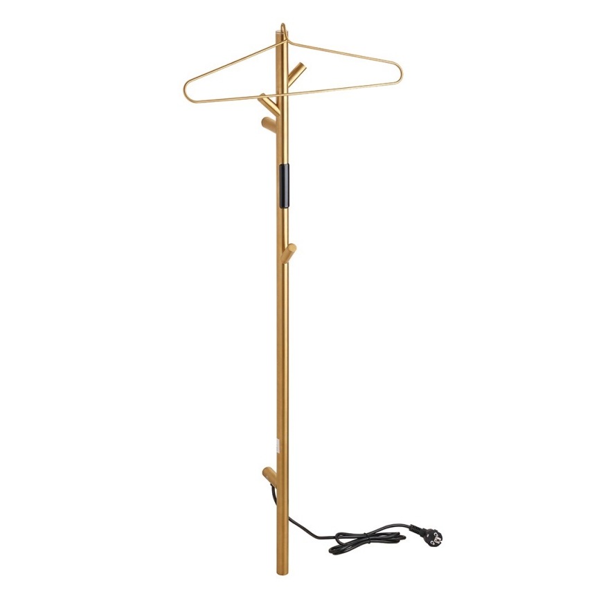 Vješalica za električni grijač ručnika 45x12,2 cm zlatna