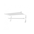 Vješalica za ručnike za kupaonski radijator HF SHEFFIELD 52x25,6 cm bijela