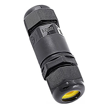 Vodootporni kabelski konektor IP68 crna