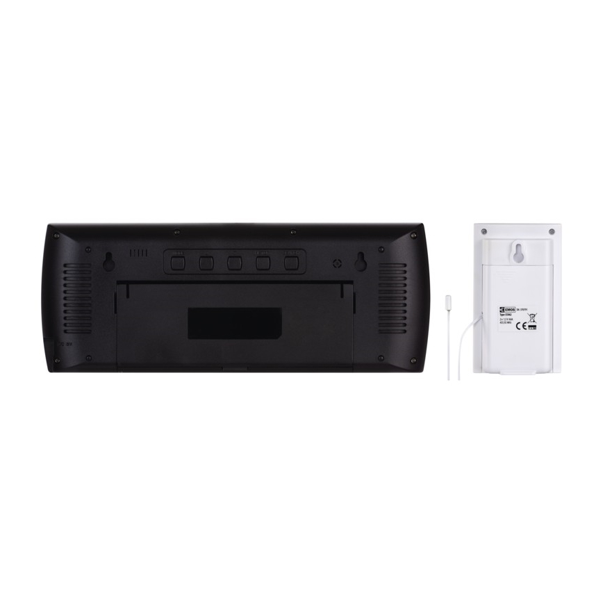 Vremenska stanica s LCD zaslonom 3× 1,5 V AAA