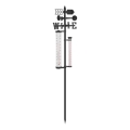 Vrtna meteorološka stanica 3 u 1, 145 cm, crna