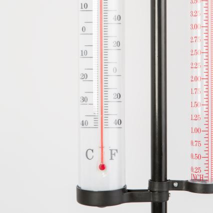 Vrtna meteorološka stanica 3 u 1, 145 cm, crna