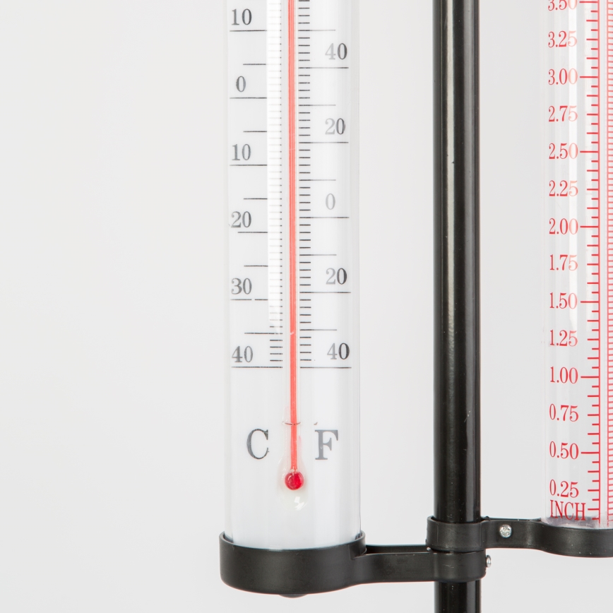 Vrtna meteorološka stanica 3 u 1, 145 cm, crna