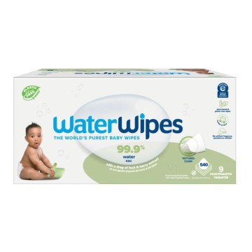 WaterWipes - SET 9x Vlažne maramice bez plastike Soapberry 60 kom (540 kom)