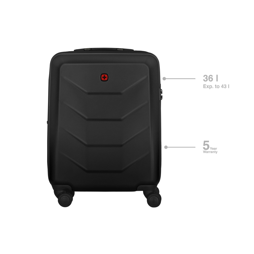 Wenger - Putni kofer na kotačićima 36 l Prymo crna