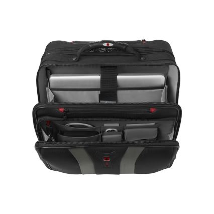Wenger - Putna prtljaga na kotačićima 29 l + Futrola za laptop 15,6 Granada crna