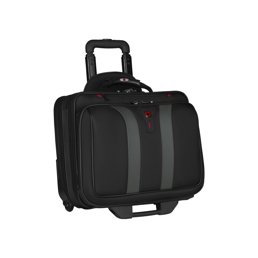 Wenger - Putna prtljaga na kotačićima 29 l + Futrola za laptop 15,6 Granada crna