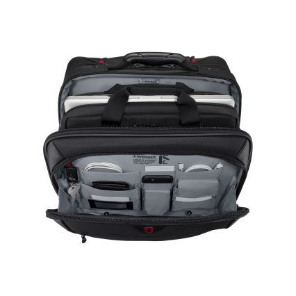 Wenger - Putni kofer na kotačićima 23 l 17" + Torba za laptop 15,4" Potomac crna