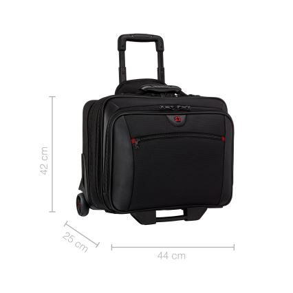 Wenger - Putni kofer na kotačićima 23 l 17" + Torba za laptop 15,4" Potomac crna