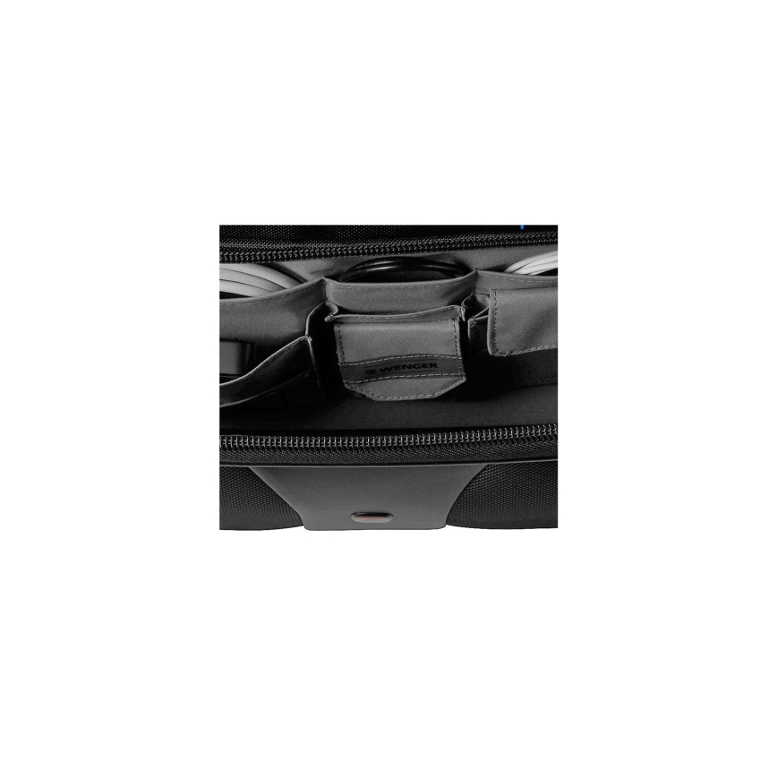 Wenger - Putni kofer na kotačićima 25 l 17" + Torba za laptop 15,6" Patriot crna
