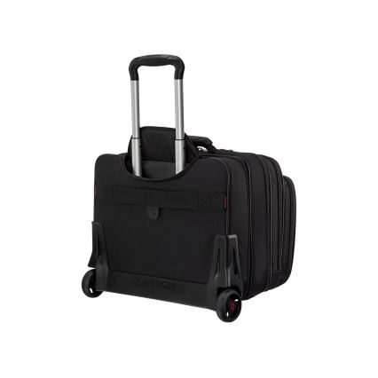 Wenger - Putni kofer na kotačićima 25 l 17" + Torba za laptop 15,6" Patriot crna