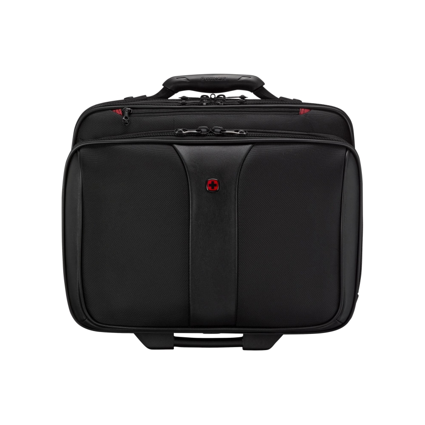 Wenger - Putni kofer na kotačićima 25 l 17" + Torba za laptop 15,6" Patriot crna