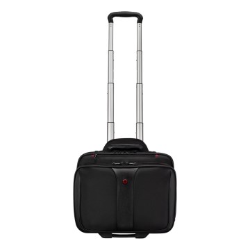 Wenger - Putni kofer na kotačićima 25 l 17" + Torba za laptop 15,6" Patriot crna