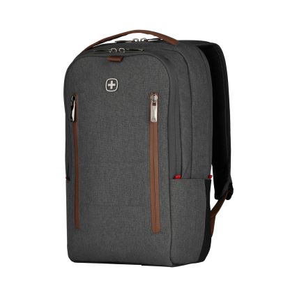 Wenger - Ruksak za laptop 15 l 16 s džepom za tablet 12 + crossbody torba City Upgrade 2u1 siva