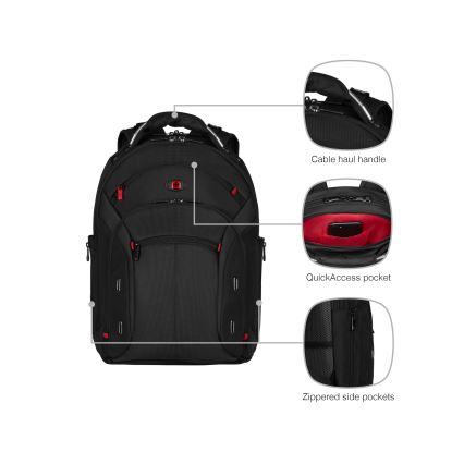 Wenger - Ruksak za laptop 20 l 15" s džepom za tablet 10" Gigabyte crna