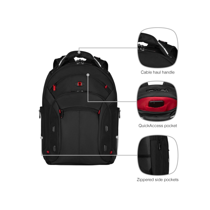 Wenger - Ruksak za laptop 20 l 15" s džepom za tablet 10" Gigabyte crna